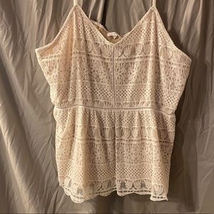 Maurices lace tank